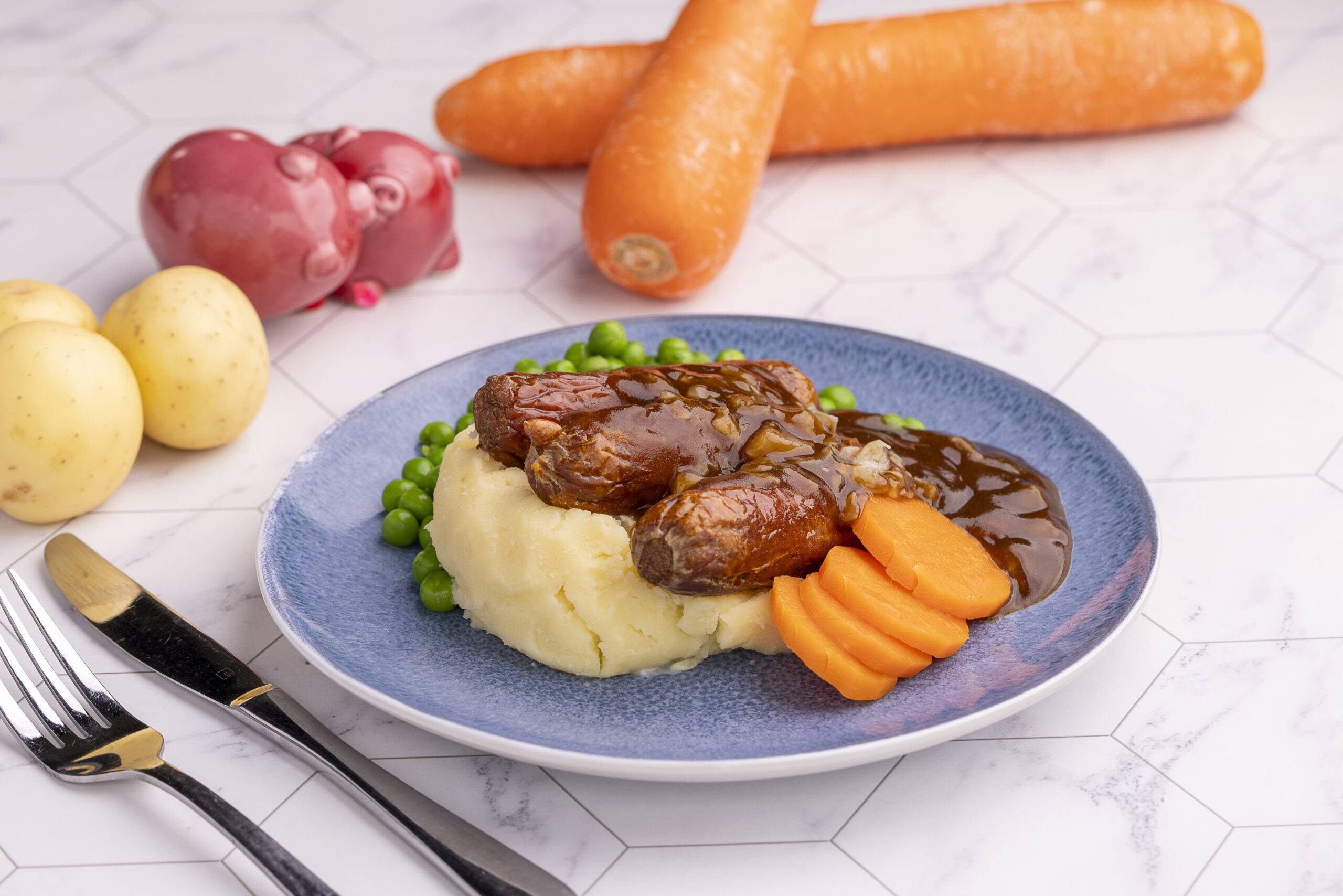 Bangers and Mash with Onion Gravy - Image 2