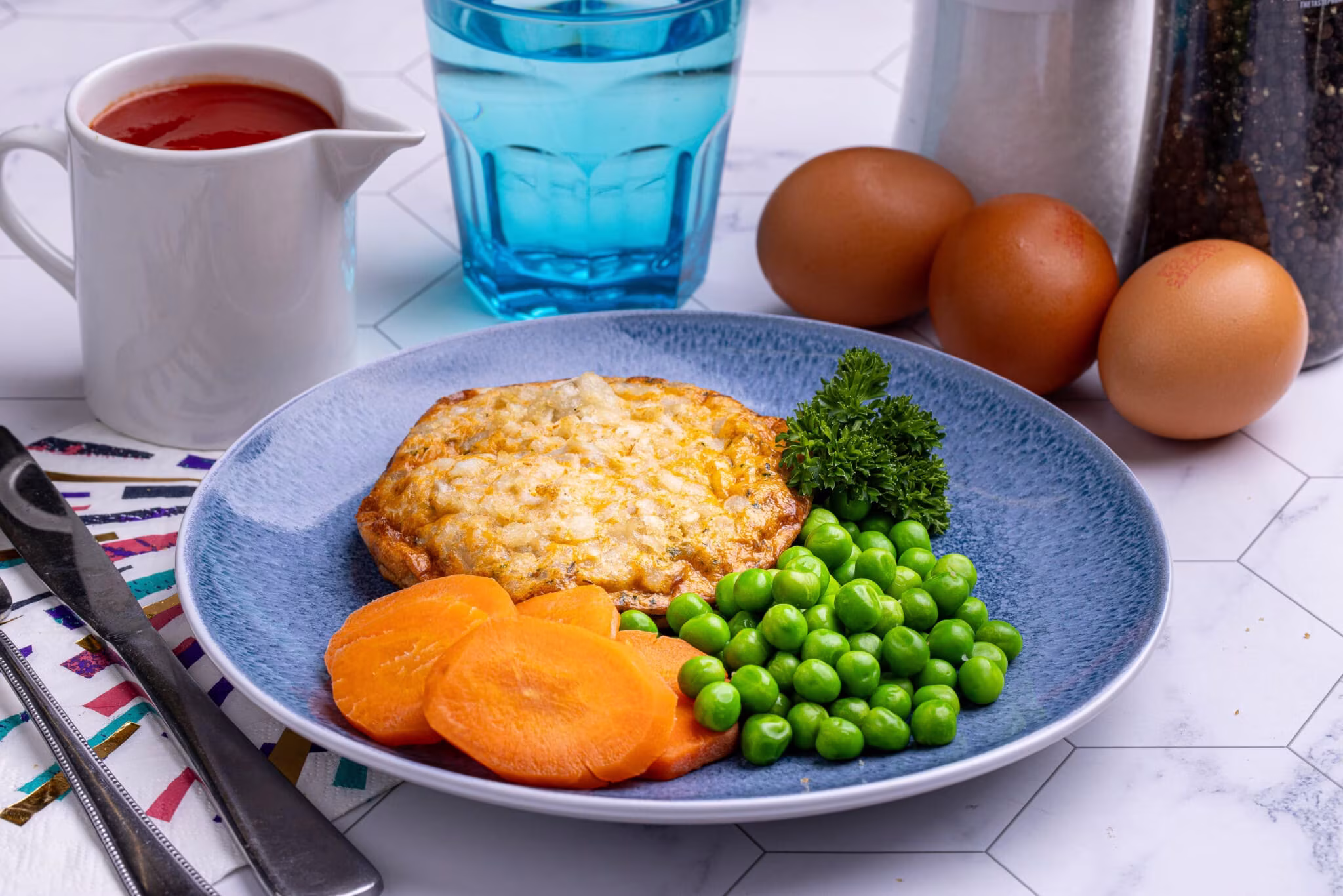 Bacon Cheese and Hashbrown Crustless Quiche