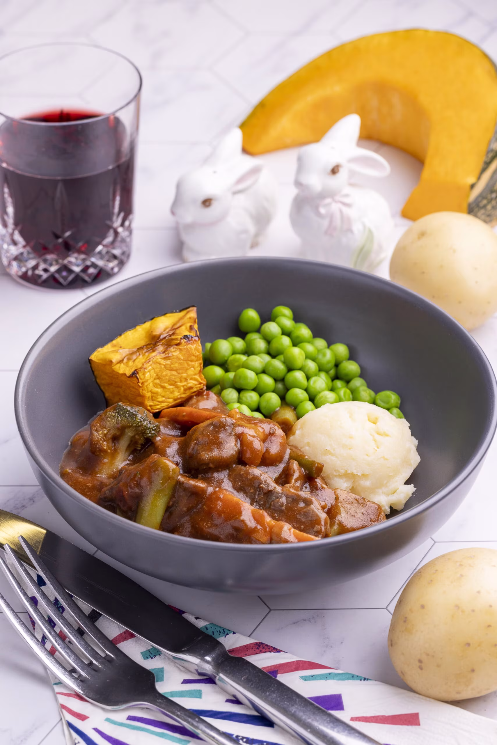 Large Hearty Beef and Vegetable Casserole