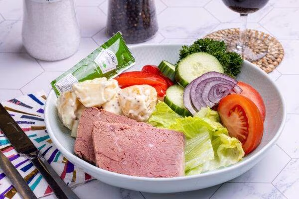 Home Cooked Silverside with a Potato salad