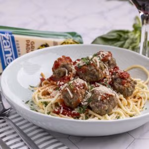 Petite Spaghetti and Meatballs