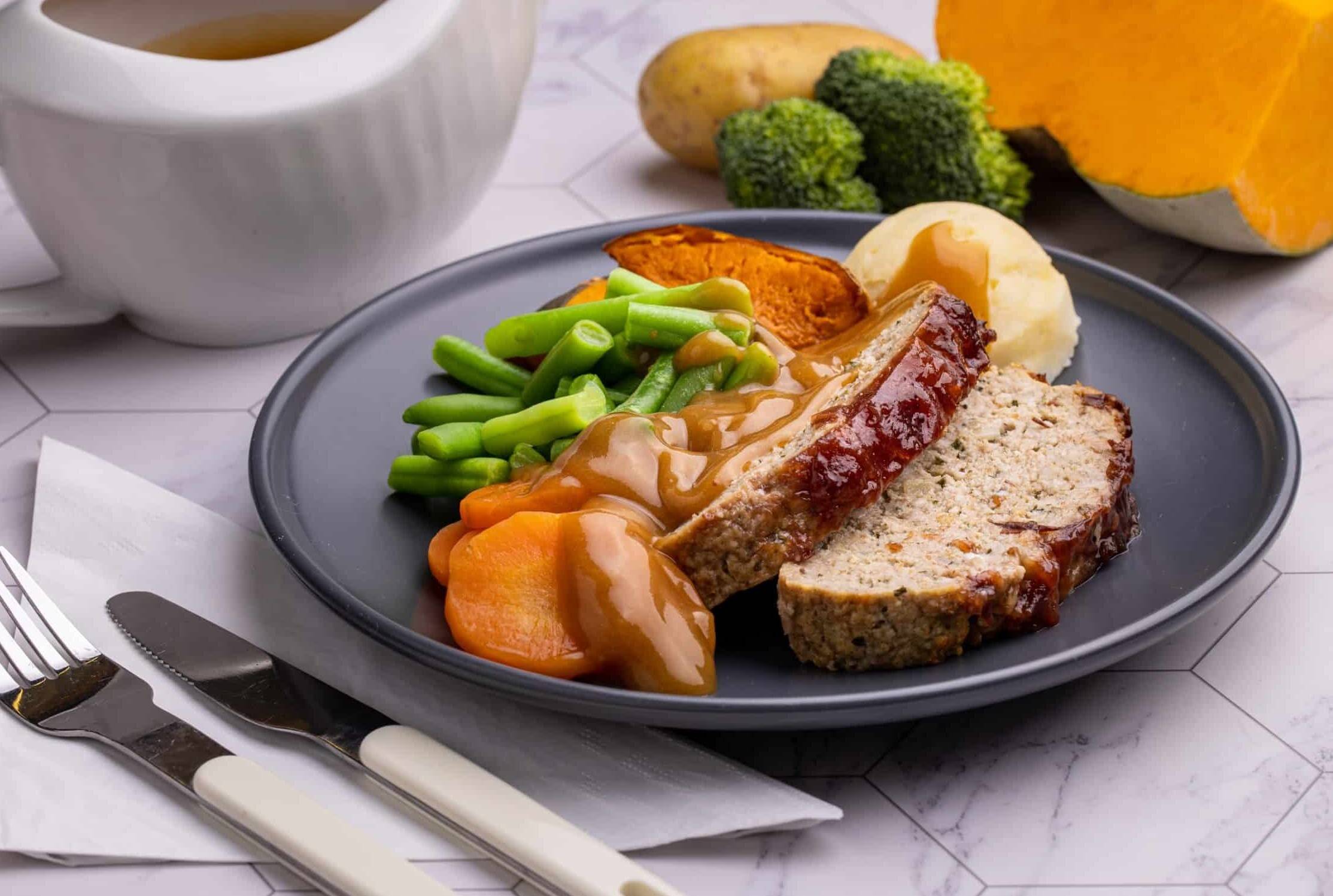 Petite Pork Meatloaf with Sticky Glaze