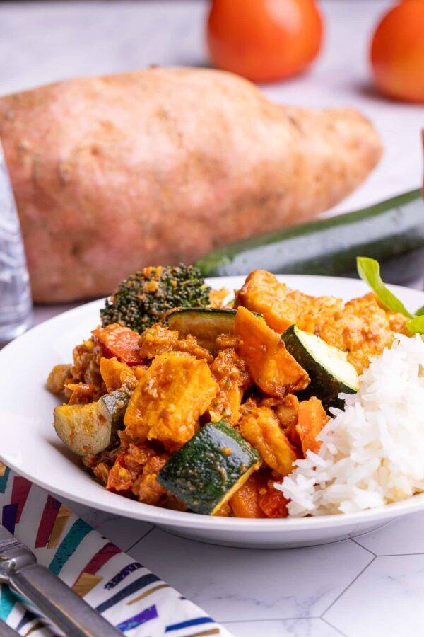 Petite Vegetable Curry and Rice