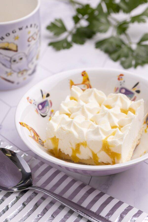 Mango and Peach Cheesecake