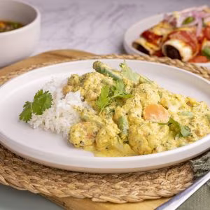 Petite Vegetable Korma Curry and Rice
