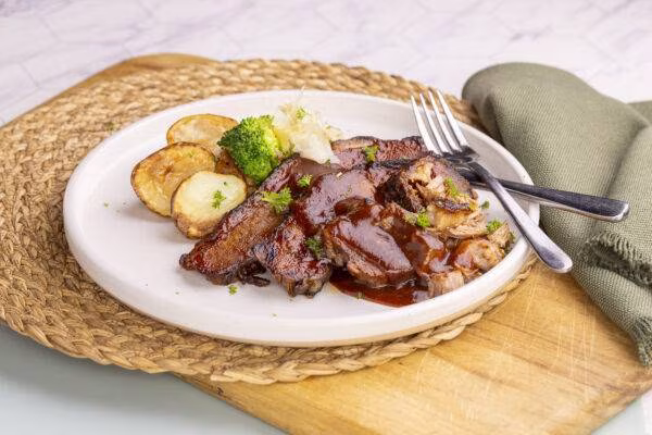 Slow cooked BBQ Beef Brisket