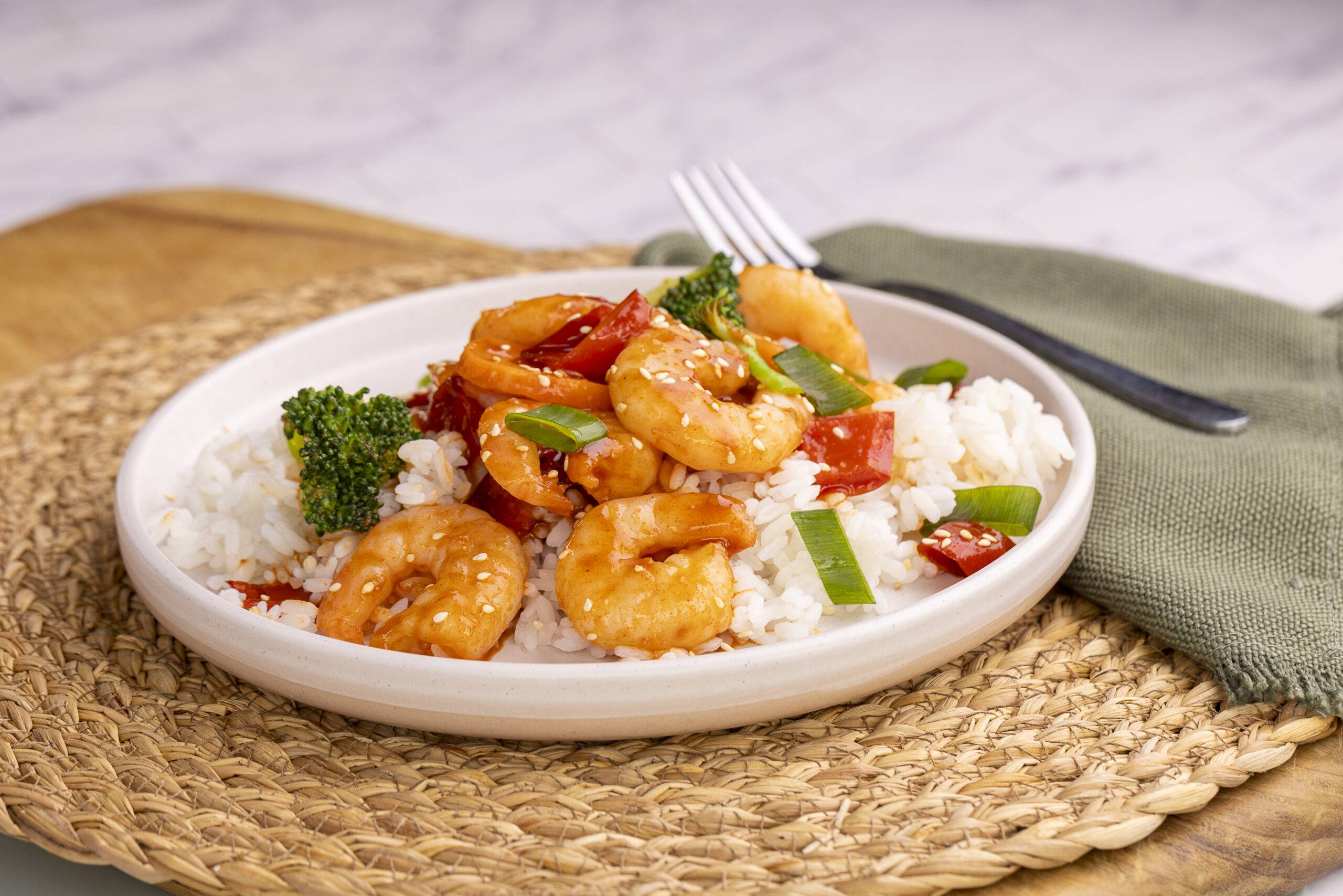 Petite Sticky Gochujang Prawns with Rice - Image 2